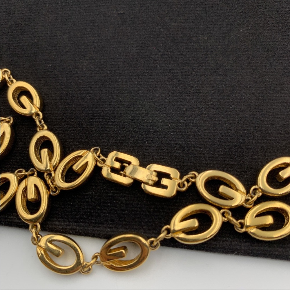 Givenchy Gold and Brown Bead Necklace - Picture 6 of 7